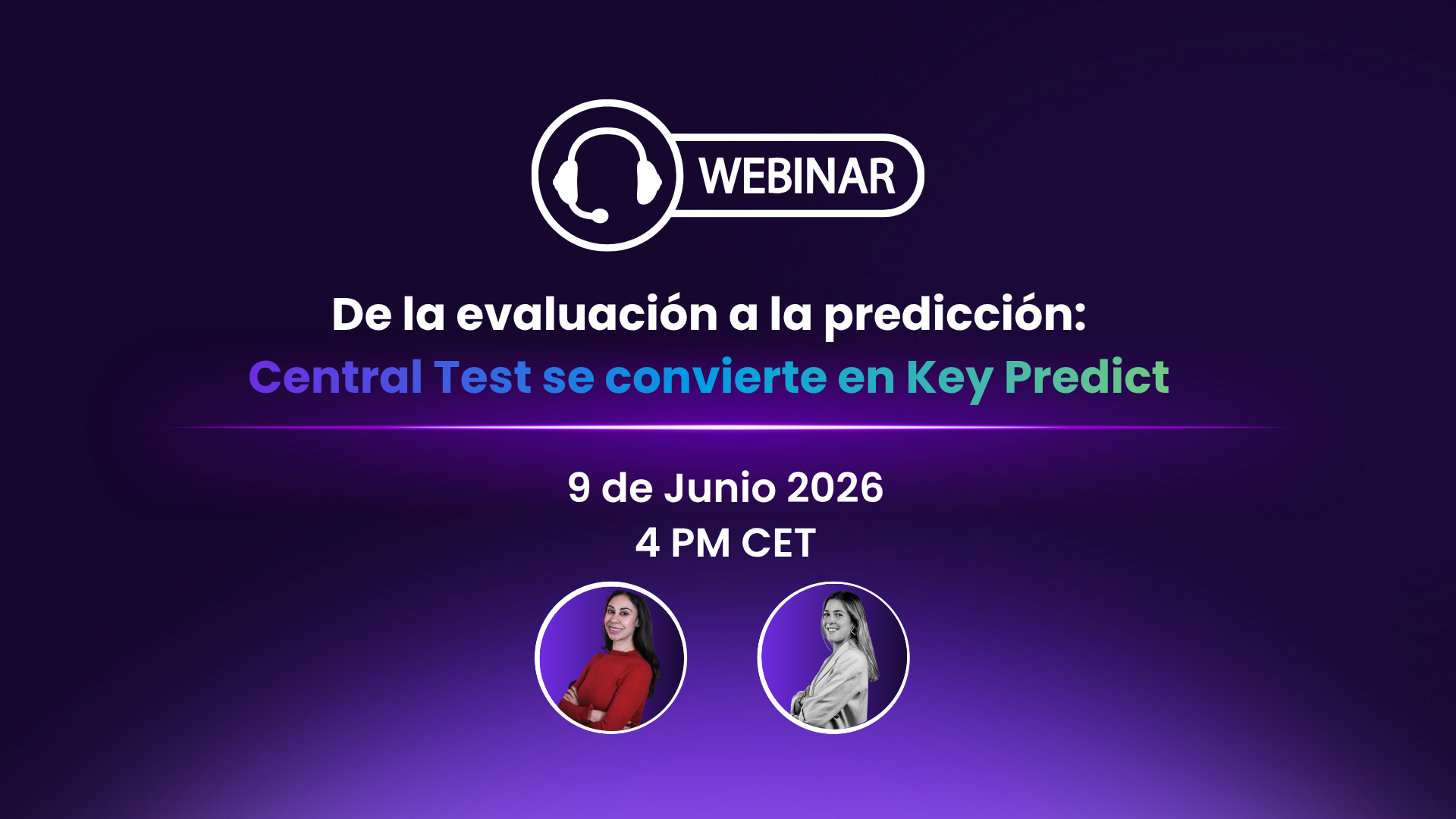 WEBINAR : De la evaluación a la predicción: Central Test se convierte en Key Predict