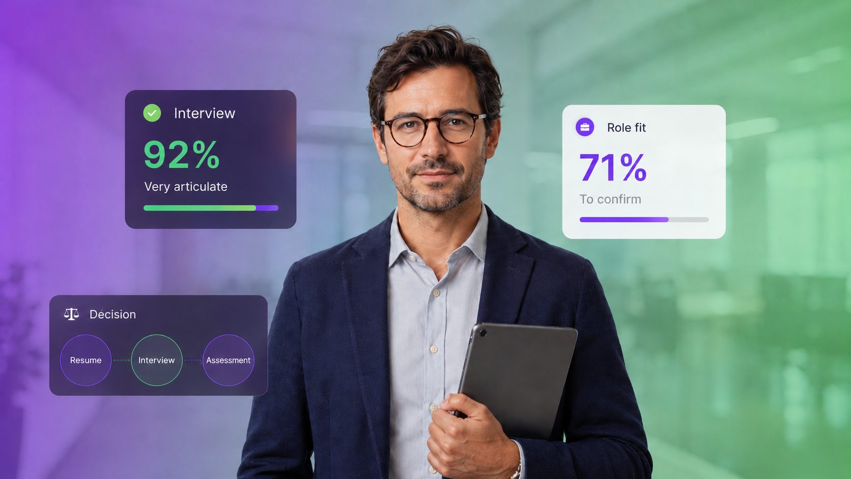 The job interview favours good candidates